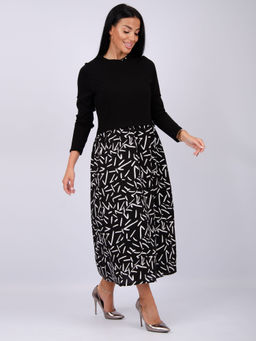 Платье Жаклин, вискоза/кулирка (М) - Малина фото 7