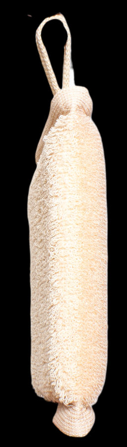 VIVAL Мочалка-брикет двусторонняя 2в1 из хлопковой и массажной нити фото 3