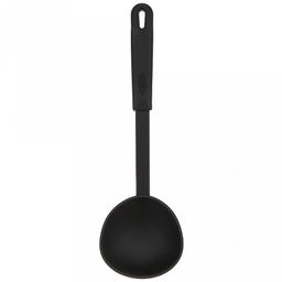 Идея Половник пластмассовый для тефлоновой посуды 130мл, 30,5х9,2см, цвет - черный (Китай) - Домашняя Мода фото 2