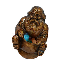 Магнит с самоцветами "Дед с мешком" 60*90мм Радуга камня