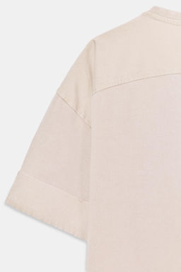 CAMISETA HEAVY COTTON MANGA CORTA / Vis?n claro - Zara фото 6