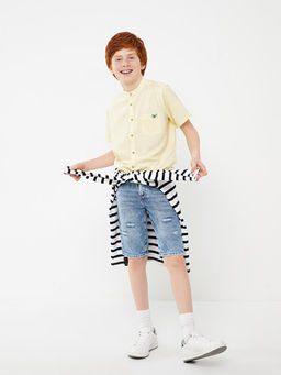 Y?rt?k Detayl? Erkek ?ocuk Jean Roller