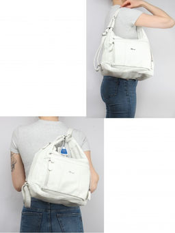 Сумка женская искусственная кожа Guecca-RY 116 (рюкзак-change), 2отд, белый SALE 264960 - Adelia фото 9