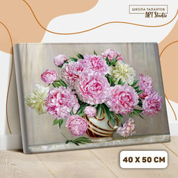 Картина по номерам на холсте с подрамником Букет, 40?50 см