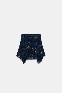 EMBROIDERED BEADED SKIRT - Zara фото 7