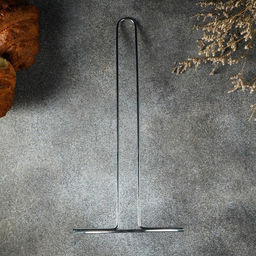 Держатель для бумажных полотенец настольный Доляна, 13.5×13.5×28 см, хромированный