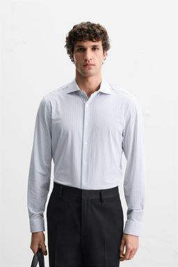 TEXTURED STRETCH SHIRT - Zara фото 10