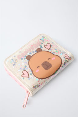 CAPYBARA CAPYFUN  VINYL WALLET - Zara фото 3