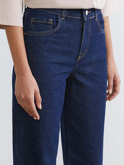 Wideleg Kad?n Jean Pantolon