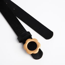 Ремень детский, ширина 2.3 см, пряжка гвоздик, цвет чёрный - Simaland фото 2