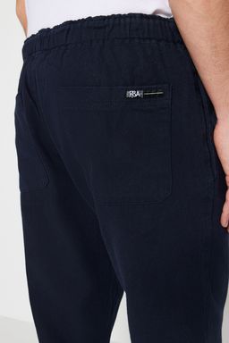 Lacivert Regular Fit Lastik Belli Gabardin Pantolon TMNSS23PL00033 - Trendyolmilla фото 5