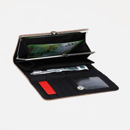 Кошелёк на магните, цвет бежевый - Simaland фото 3