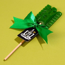 Цена за 2 шт. Леденец на палочке 23 февраля, танк, вкус: фейхоа, 27 г - Фабрика счастья фото 3