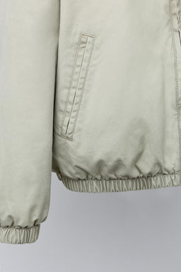 EMBROIDERED TEXT BOMBER JACKET - Zara фото 7