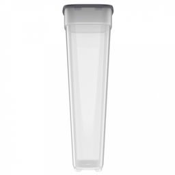 Контейнер для сыпучих продуктов 2,2л, 17х8,5х26,5см, полипропилен, графит (Россия) - Домашняя мода фото 5