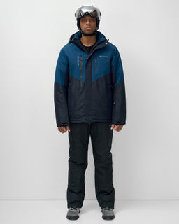 Горнолыжный костюм мужской зимний темно-синего цвета 07713TS - Mtforce фото 3