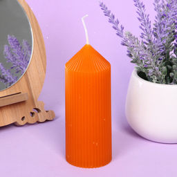 Свеча "Французская ночь" 5*12, Оранжевый