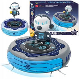 Робот-пылесос на батар. (Y23648455) 2цв. в ассорт., свет, звук, в коробке 44*32см