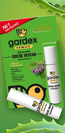 GARDEX Family бальзам после укусов роликовый