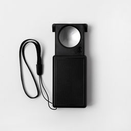 Лупа выдвижная, линза 25 мм, с подсветкой