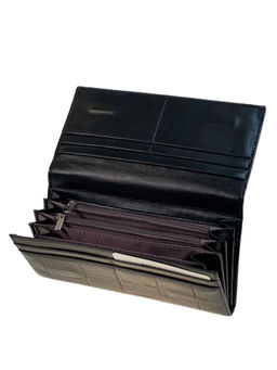 Женское портмоне из искусственной кожи, цвет черный - Greta фото 2