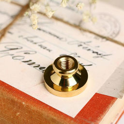 Штамп золотой «Вензеля», 2.5 х1,5 см