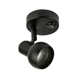 DLC-S621 GU10/B BLACK Светильник декоративный накладной, серия Sotto. Без лампы, цоколь GU10. Выкл. на корпусе. Металл. Черный. TM Fametto