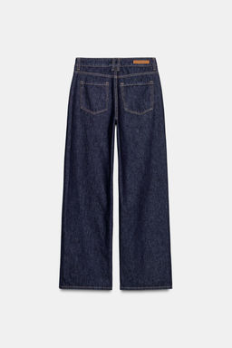 Z1975 MID-WAIST WIDE-LEG JEANS WITH CHAINS - Zara фото 7