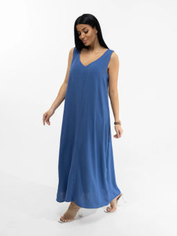 Платье женское, цвет синий