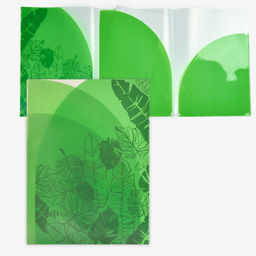 Папка для документов пластиковая арт. 49687/ 12 ЛИСТЬЯ (полипропилен, формат А4, 23х31.5 см, 3 отдел