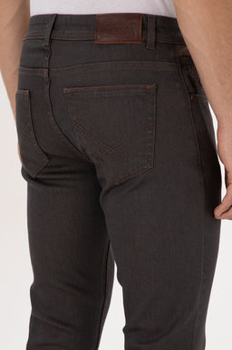 Erkek Kahverengi Slim Fit Jean Pantolon - U.s. polo assn фото 6