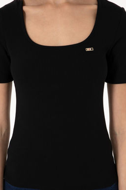 Kad_n Siyah Ti__rt Sepette S_rpriz _ndirim - U.s. polo assn фото 6