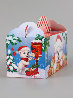 Цена за 3 шт. Коробка подарочная, складная 23×10×15 см «Детская почта»
