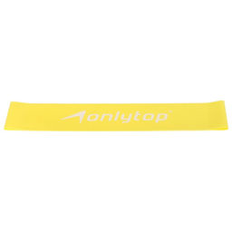 Фитнес-резинка ONLYTOP, 30×5×0.07 см, нагрузка 5 кг, цвет жёлтый