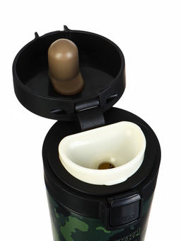 Термокружка Кружка лучшего мужчины, 380 мл, сохраняет тепло 8 ч, с ситечком