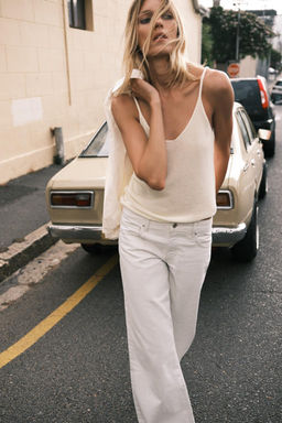 ZW COLLECTION WIDE-LEG LOW-RISE JEANS - Zara фото 2