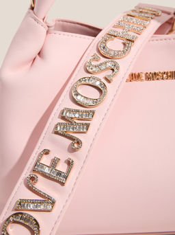 Женская сумка с ручками LOVE MOSCHINO AURA Артикул 4461581, пудровый  фото 2