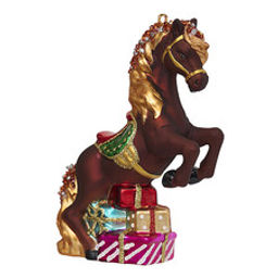 Лошадка Черри с подарками (стекло) 10х2х14 см - Holiday classics фото 2