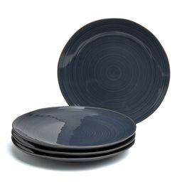 НАБОР ТАРЕЛОК ЗАКУСОЧНЫХ BRONCO CONCEPT 4 ШТ. 22 СМ СИНИЙ