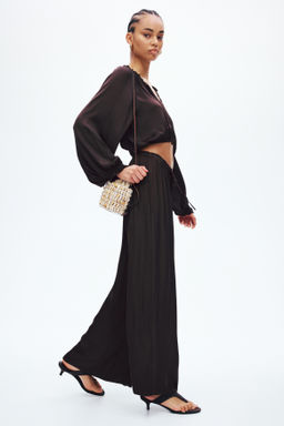 Pantal?n amplio con cord?n de ajuste - H&m фото 4
