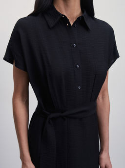 Платье-рубашка с поясом / Zarina  фото 6