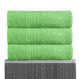 Салатовая 180х210 Простыня Махровая BAYRAMALY