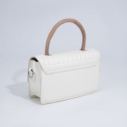 Сумка-мессенджер на клапане, цвет молочный - Simaland фото 2