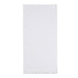 Полотенце махровое LoveLife «Fringe» 30×60 см, цвет белый, 100% хлопок, 380 г/м²