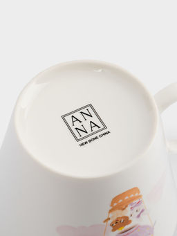 Набор посуды, детский, 1 перс, 3 пр, фарфор N, белый, Сказочные животные, Fabulous animals - Anna lafarg фото 9