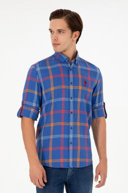 Мужская рубашка Saks с длинным рукавом Неожиданная скидка в корзине