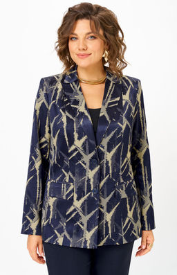 Костюм БелЭльСтиль 412/596 синий+золото