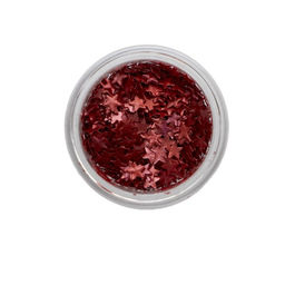 Глиттер пищевой фигурный Звёзды, красные - Кондимир фото 3