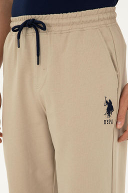 Мужские трикотажные шорты светло-хаки - U.s. polo assn фото 5