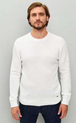 Пуловер F421-1557 milk - Fine joyce фото 10